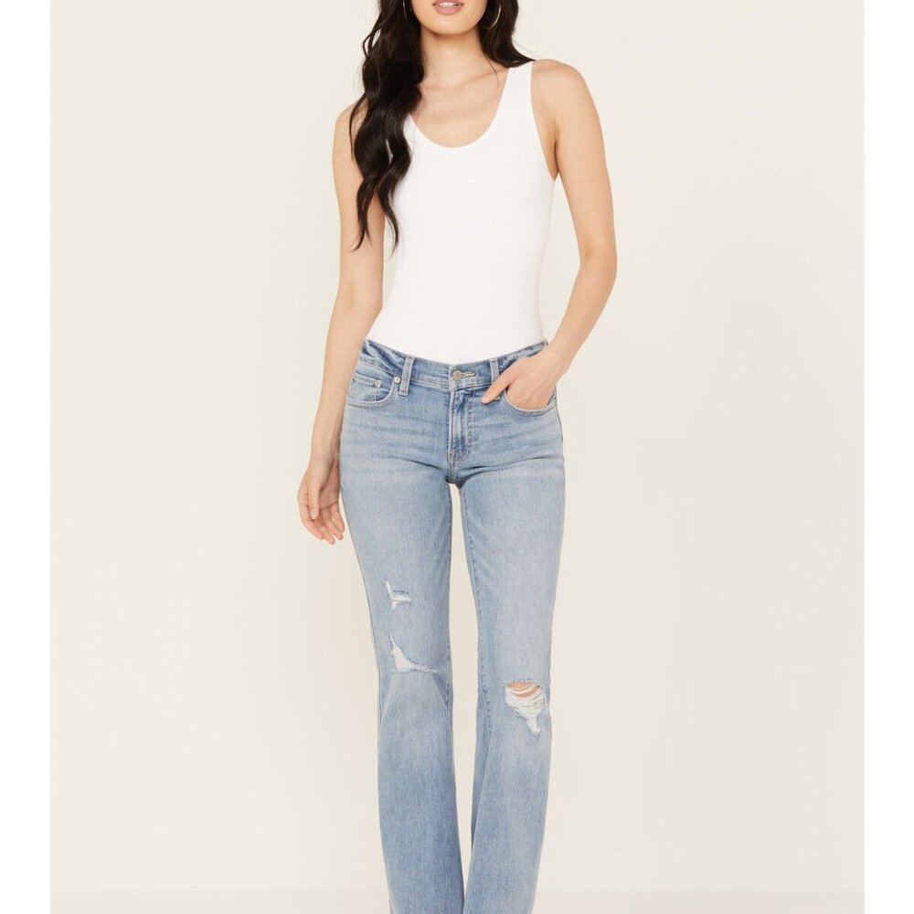 Lucky Brand Mid Rise Sweet Flare